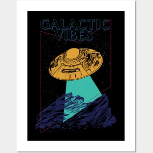 Galactic Vibes Posters and Art